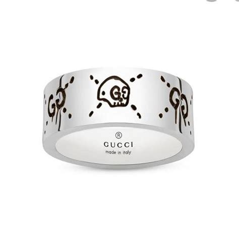 gucci ring with skull|gucci ghost ring used.